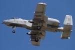 An A-10 Warthog II (80-0278) flies a short demo for the crowd.